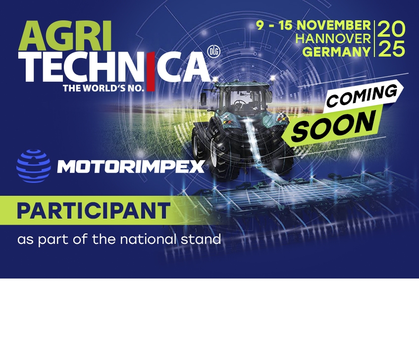We invite you to visit our stand at AGRITECHNICA 2025
