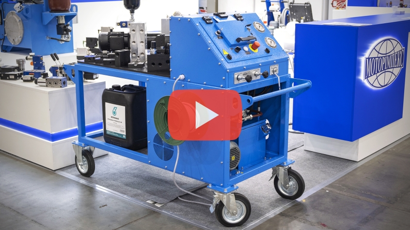 Hydraulic power unit for pressing and unpressing from "Motorimpex" Production Enterprise