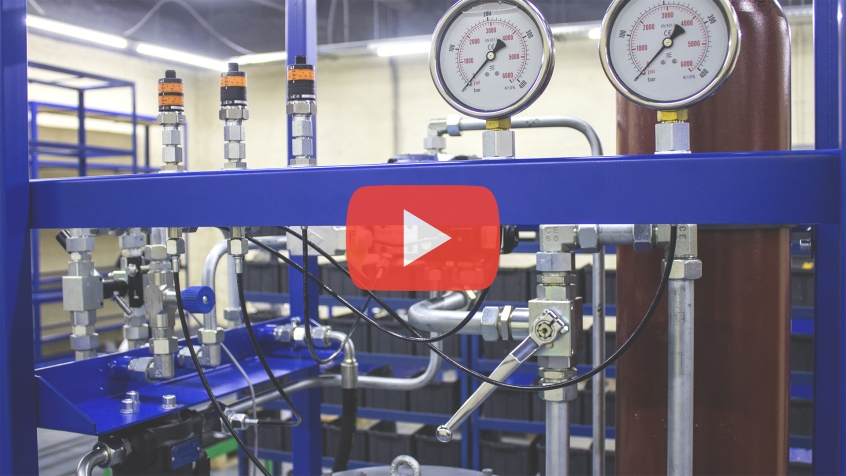 Production of hydraulic power unit МІ-1247 — Showing the full process