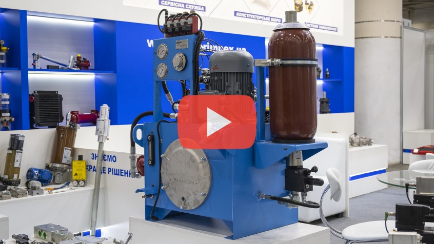 Hydraulic power unit for punch press