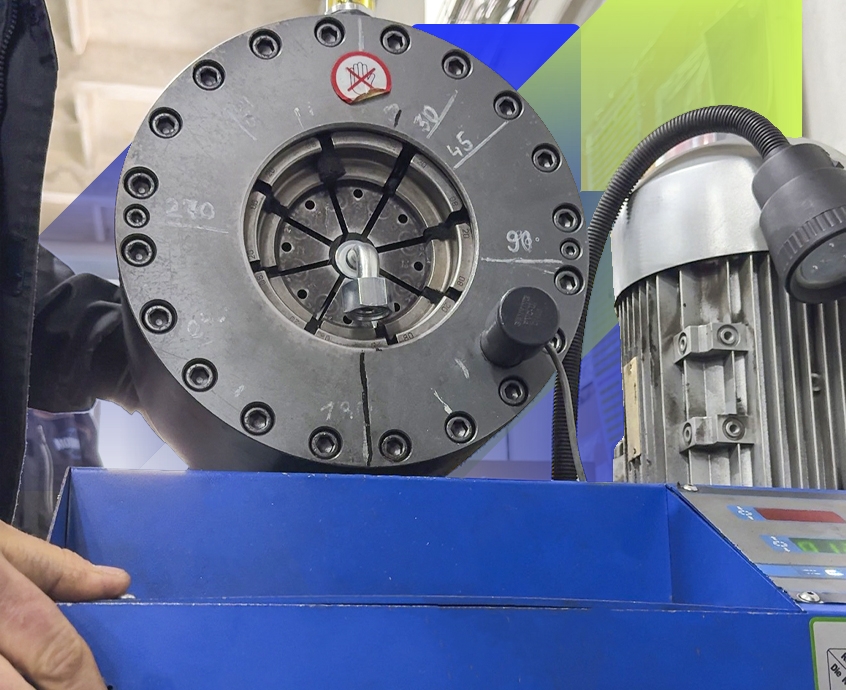 В нашем ассортименте — гидравлический обжимной станок MI-91H-6