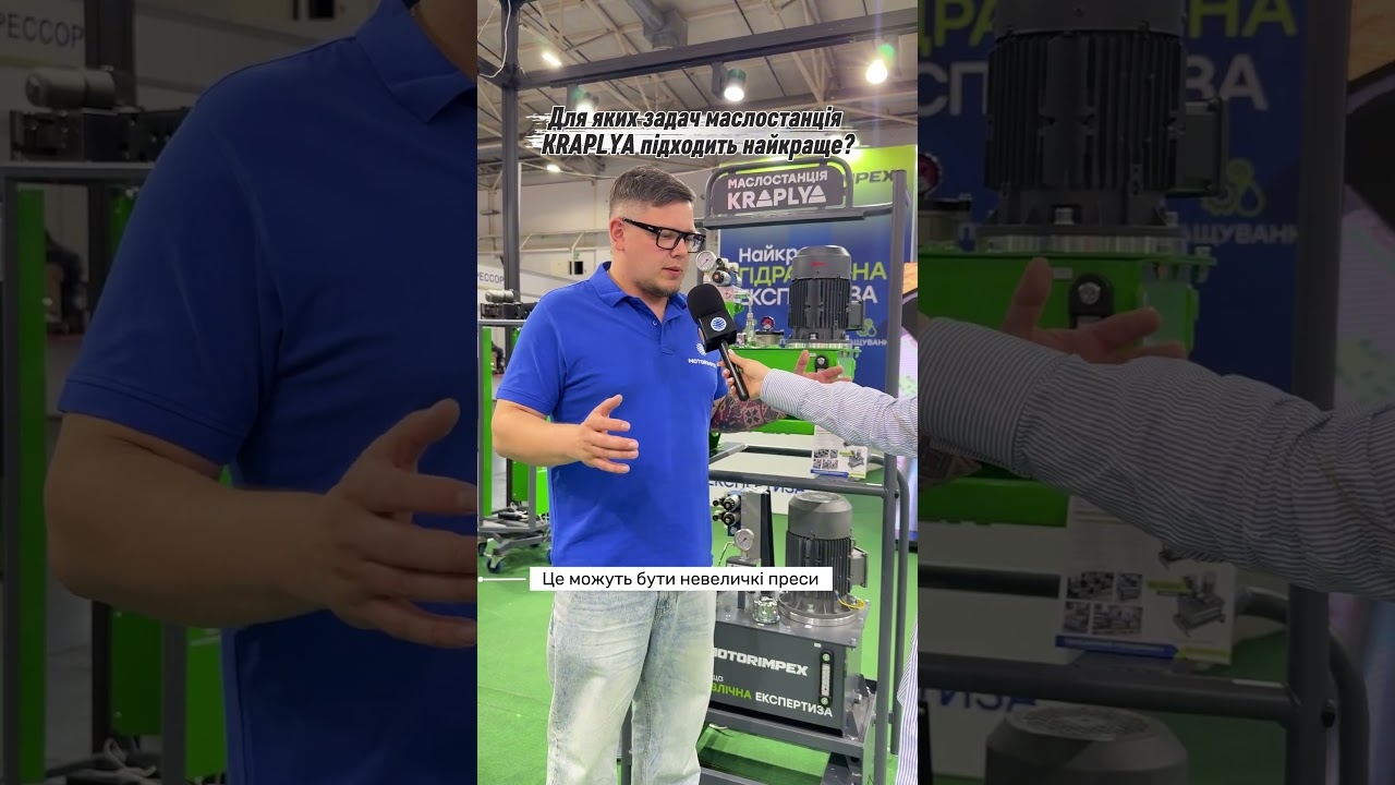 Compact standard hydraulic power unit KRAPLYA video 2