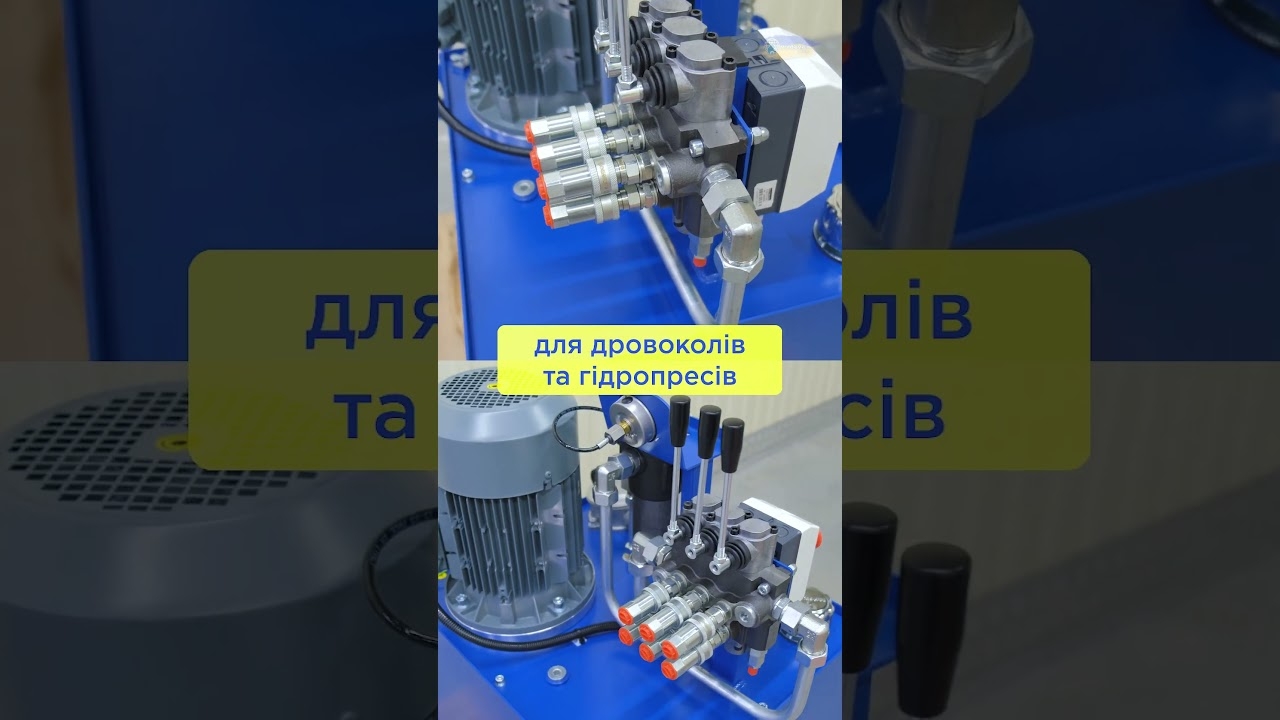 Hydraulic power unit of 2048 series for wood splitters and hydraulic presses video 0