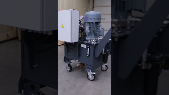 Hydraulic power unit of 2770 series at 150 MPa for gas production industry video 0