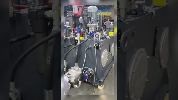 Hydraulic power unit of 1827 series for a hydraulic press video 0