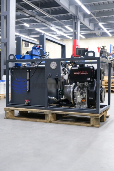 Hydraulic power unit of 2912 series with a diesel motor