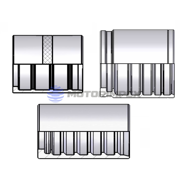 Муфты для 1SN, 1SC, 2SN, 2SC, R7, R17, 4SP