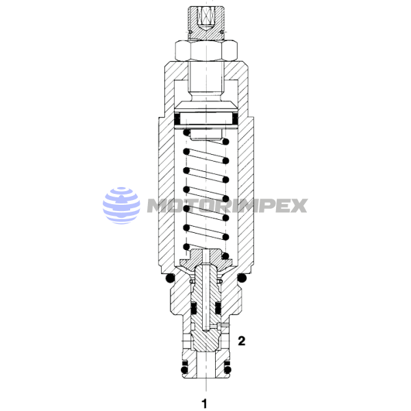 Безутечные картриджные предохранительные клапаны DB08A