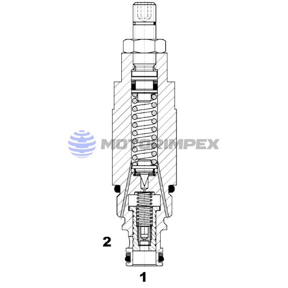 Картриджные предохранительные клапаны DB08P