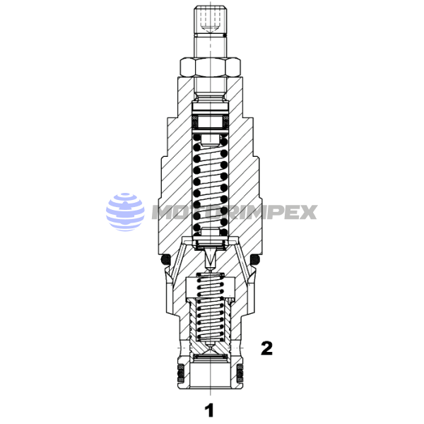 Картриджные предохранительные клапаны DB10P