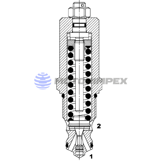 Безутечные картриджные предохранительные клапаны DB12120A-CE