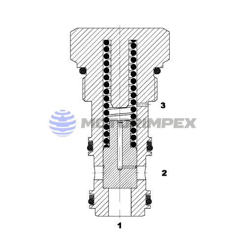 Картриджные предохранительные клапаны DB16621E
