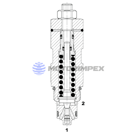 Безутечные картриджные предохранительные клапаны DB4E-25X