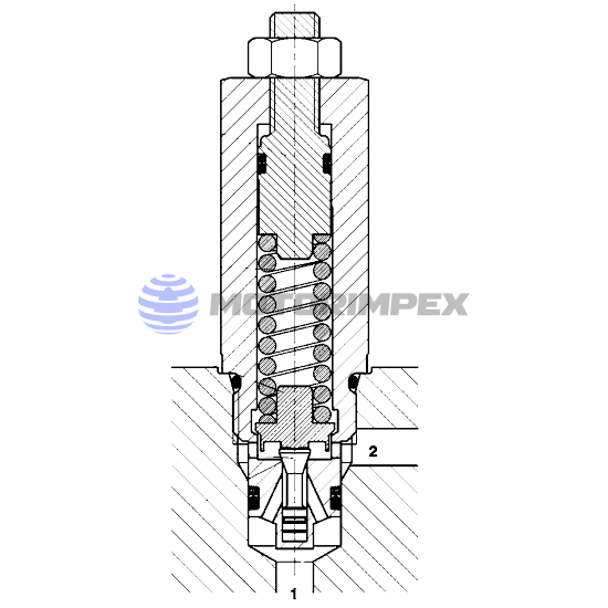 Безутечные картриджные предохранительные клапаны DB4E