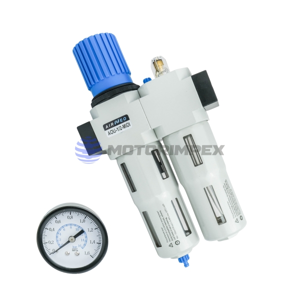 F.R.L. Комбинация серии OU: Фильтр+Регулятор+Лубрикатор