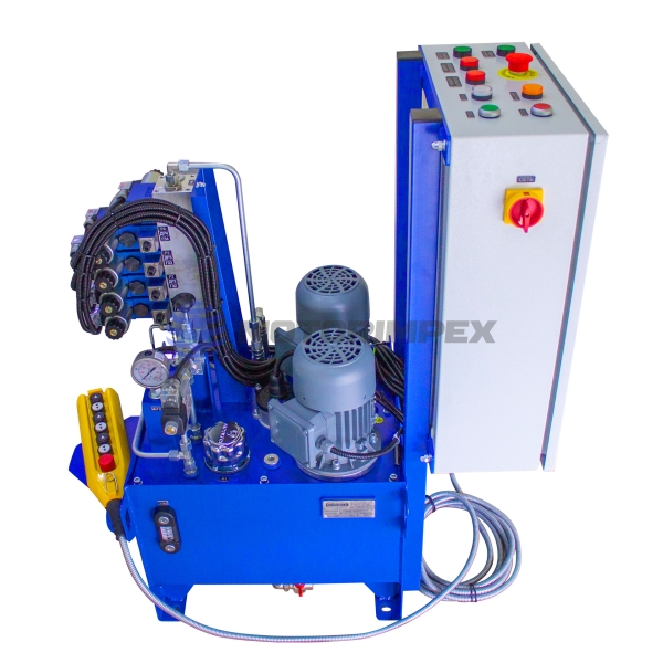 Маслостанция серии 1719 для позиционирования и фиксации труб