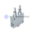 Special block for no-stop plough MASSELLO valves VIA 1