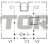 Тормозные клапаны OWC-SE-VFF-14-FMV2 одностороннего действия для гидромоторов