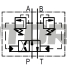 Hydraulc directional valves 4/2RHA10 with automatic switchover