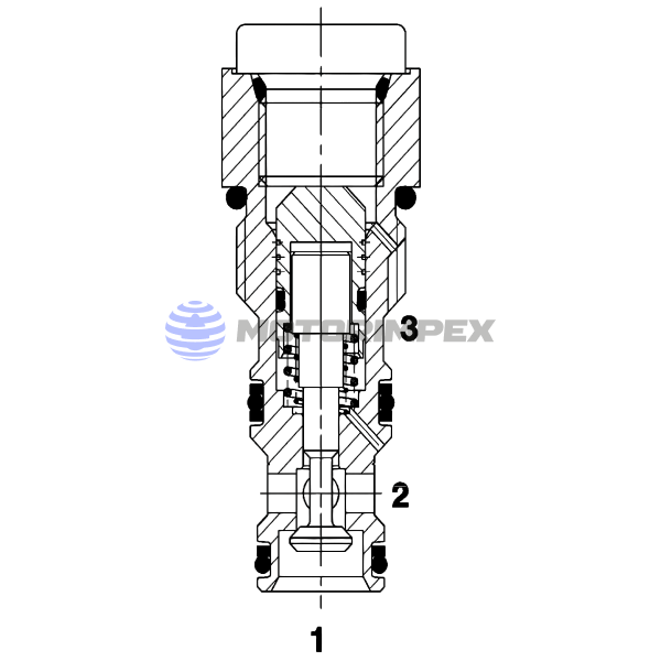 Картриджные гидрозамки RP08A