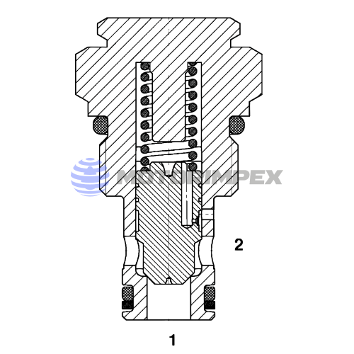 Картриджные обратные клапаны RV08A-51