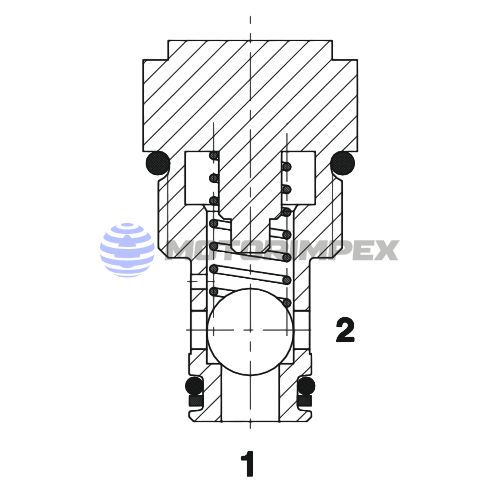 Картриджные обратные клапаны RV08A