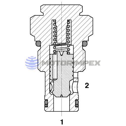 Картриджные обратные клапаны RV10A-51