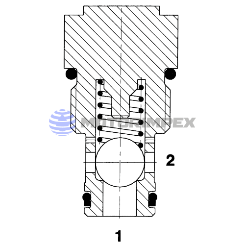 Картриджные обратные клапаны RV10A