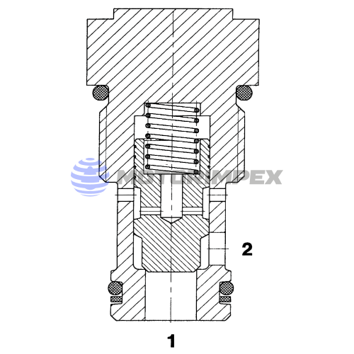 Картриджные обратные клапаны RV12A