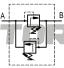 dual cross relief valves RVC25 M2-25A