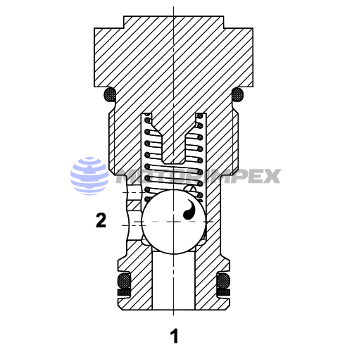 Картриджные обратные клапаны RVM10120