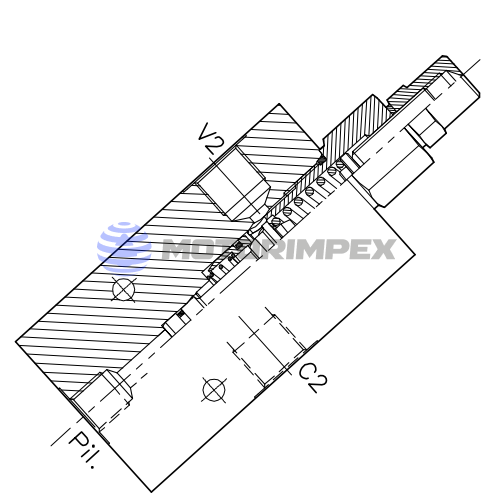Тормозные клапаны OWC-SE-14 одностороннего действия
