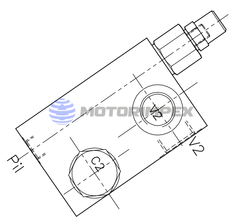 Тормозные клапаны OWC-SE-12-14-FCB-RS-SRO одностороннего действия