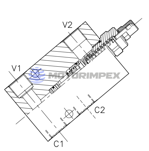 Тормозные клапаны OWC-SE-L одностороннего действия