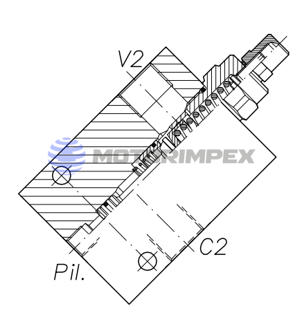 Тормозные клапаны OWC-SE-14 одностороннего действия