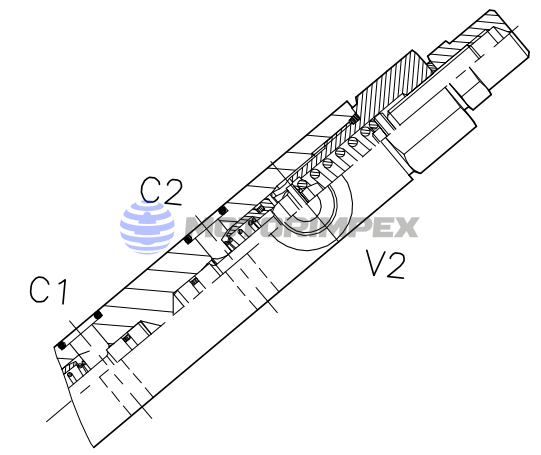 Тормозные клапаны OWC-DE-LU-FC2-OIL двустороннего действия
