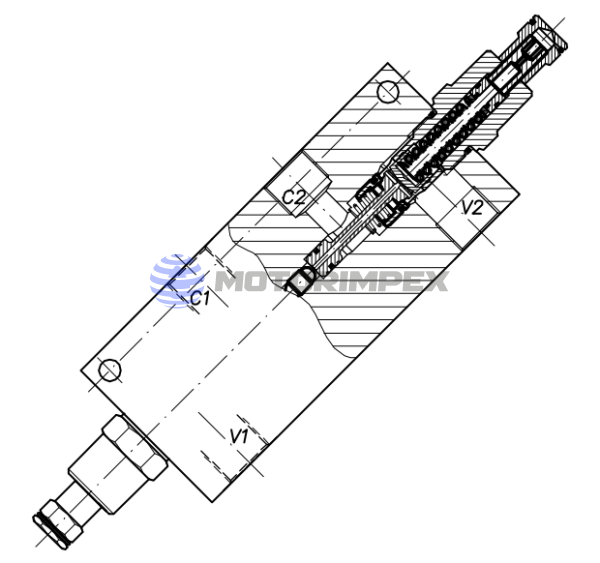 Тормозные клапаны OWC-DE-LU-CC двустороннего действия