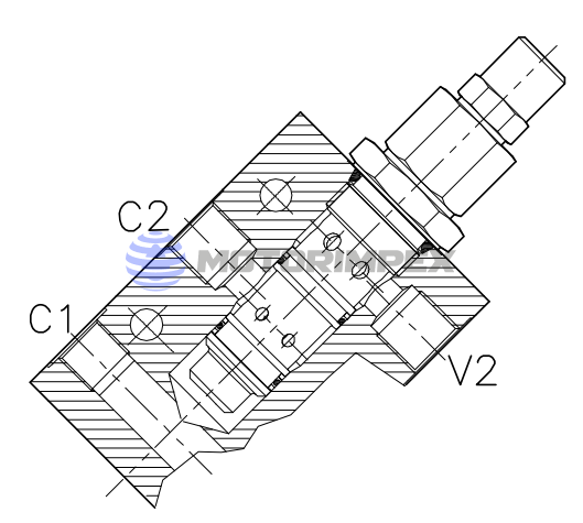 Тормозные клапаны OWC-C-SE-L одностороннего действия