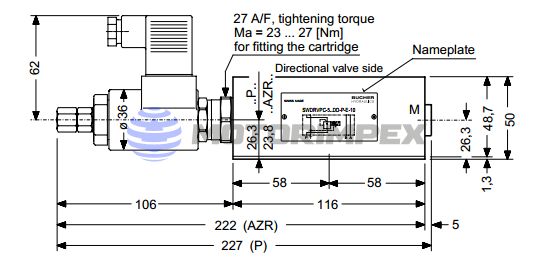 Редукционные клапаны SWDRVPC10