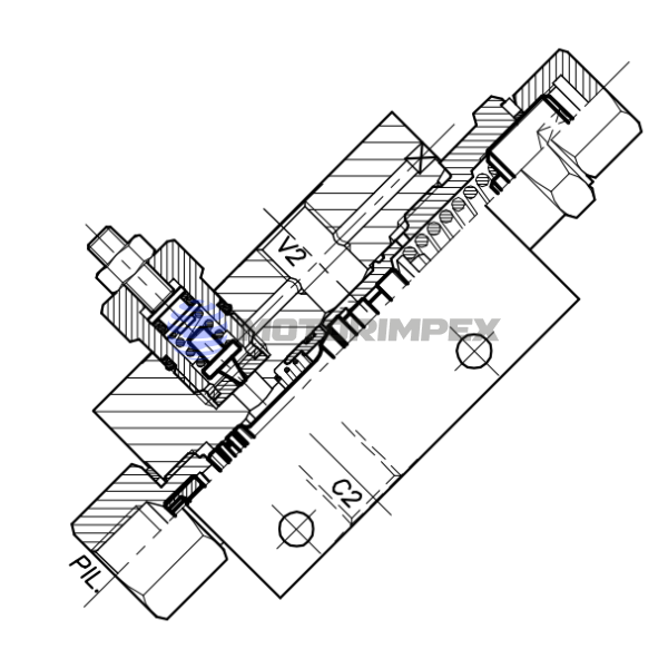 Тормозные клапаны OWC-30-SE-VMP-14 одностороннего действия