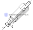 Cartridge cross over relief valve VC-CR-OW-78 double acting