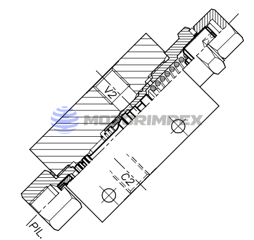 Тормозные клапаны OWC-30-SE-14 одностороннего действия