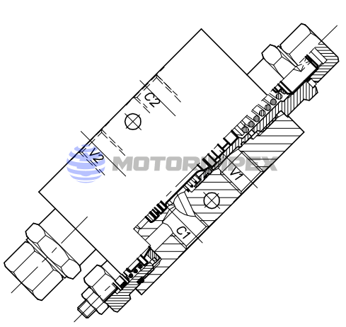 Тормозные клапаны OWC-30-DEI-VMPCI-14-L двустороннего действия