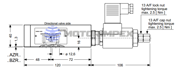 Редукционные клапаны SWDRVPC6