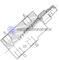 Single counterbalance valves A-OWC-SE-L-FR