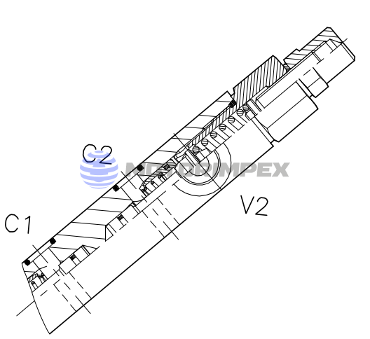 Тормозные клапаны A-OWC-DE-38-FC2-OIL-PD двустороннего действия