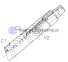Double counterbalance valves A-OWC-DE-38-FC2-OIL-PD