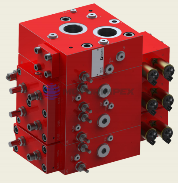 Пропорциональные секционные гидрораспределители SVC25