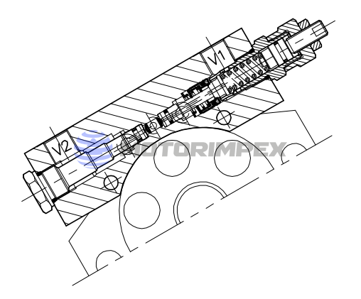 Тормозные клапаны WB-SE-FMA-VFF-38 одностороннего действия для гидромоторов