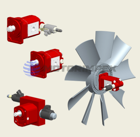 Гидромоторы шестерённые APM212